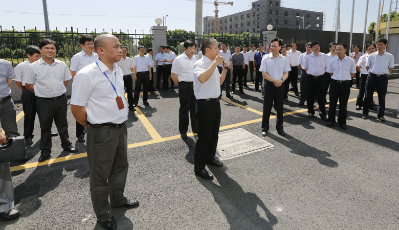 苏州市副市长 原张家港市委书记姚林荣一行来我单位